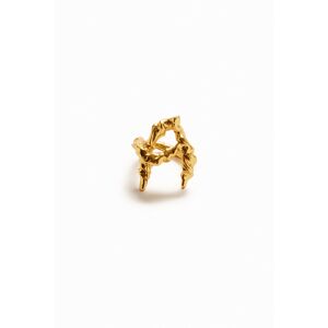 Desigual Zalio gold plated letter A ring - MATERIAL FINISHES - L