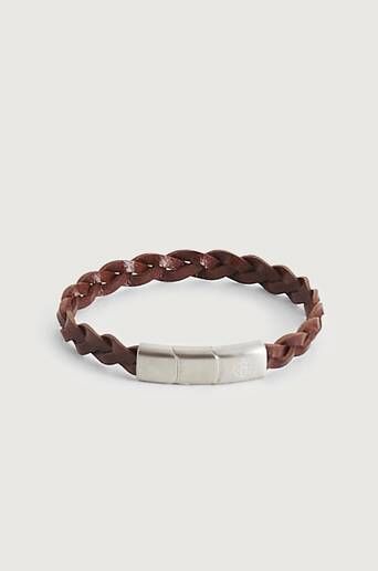 By Billgren Armbånd Bracelet Leather Brun  Male Brun