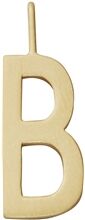 Design Letters Archetype Charm 16 mm Gold A-Z B