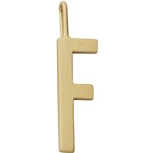 Design Letters Archetype Charm 16 mm Gold A-Z F