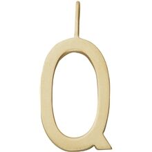 Design Letters Archetype Charm 16 mm Gold A-Z Q