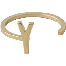 Design Letters Ring Gold A-Z Y