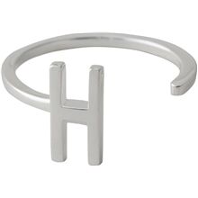 Design Letters Ring Silver A-Z H