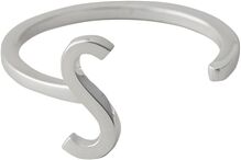 Design Letters Ring Silver A-Z S