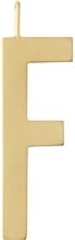 Design Letters Archetype Charm 30 mm Gold A-Z F