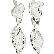 Pilgrim 10211-6013 Compass Large Silver Plated Earrings 1 set