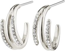 Pilgrim 12214-6003 Serenity Crystal Deco Semi Hoops 1 set