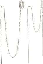 Pilgrim 26221-6053 AIDA Asymmetric Long Chain Earrings 1 set