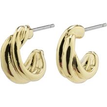 Pilgrim 60221-2003 JONNA Twirl Huggie Hoop Earrings 1 set