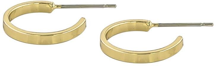 Snö Of Sweden Moe Ring Earring Plain Gold 15mm