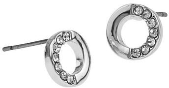 Snö Of Sweden Colline Small Earring Silver/Clear 8mm