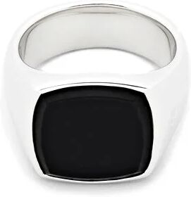 Tom Wood Jewellery The Cushion Black Onyx Ring Sølv  female 50