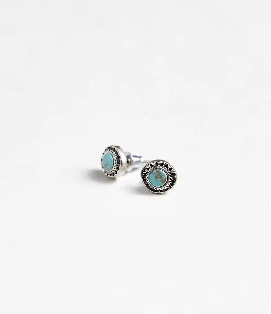 Classics 77 white stone stud earrings in silver  Silver