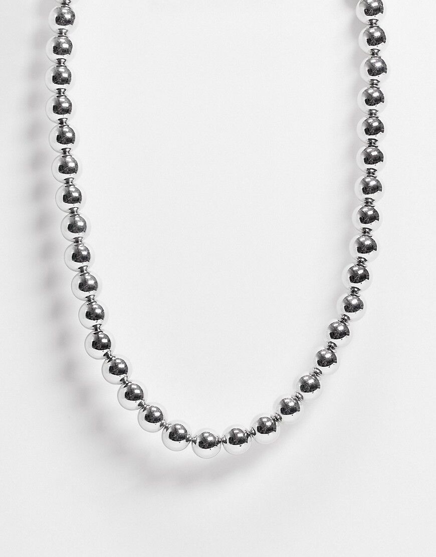 DesignB London DesignB ball necklace in silver  Silver