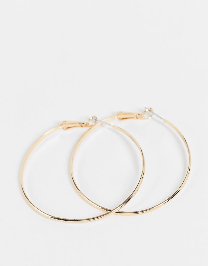 French Connection large hoop earrings In gold  Gold