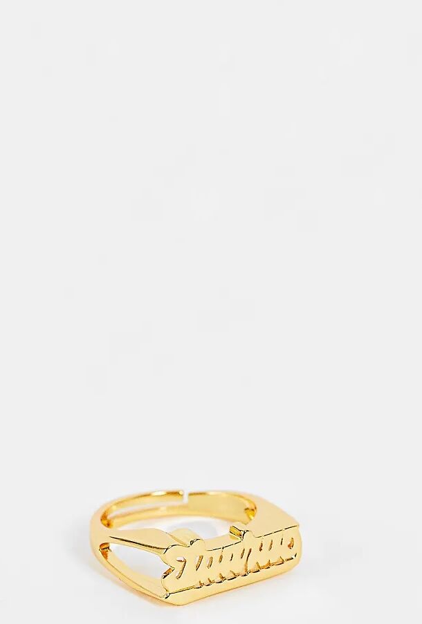 Image Gang adjustable Taurus horoscope ring in gold plate  Gold