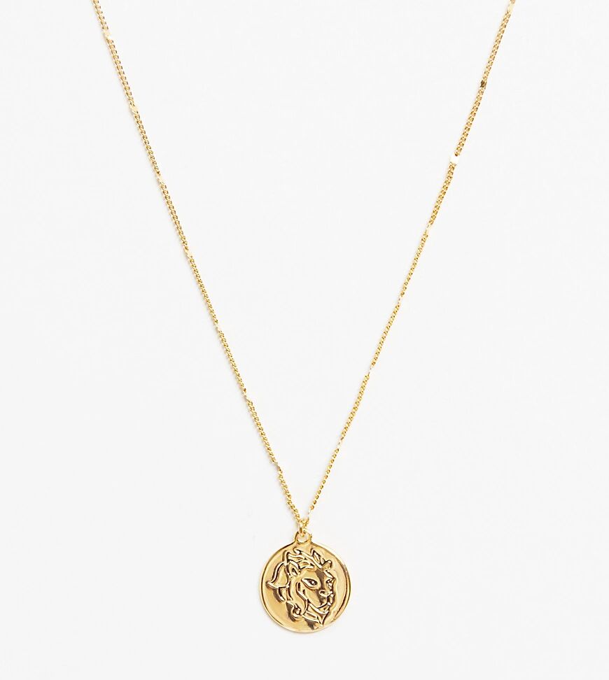 Kate Spade in the stars leo pendant necklace with birthstone in gold plate  Gold