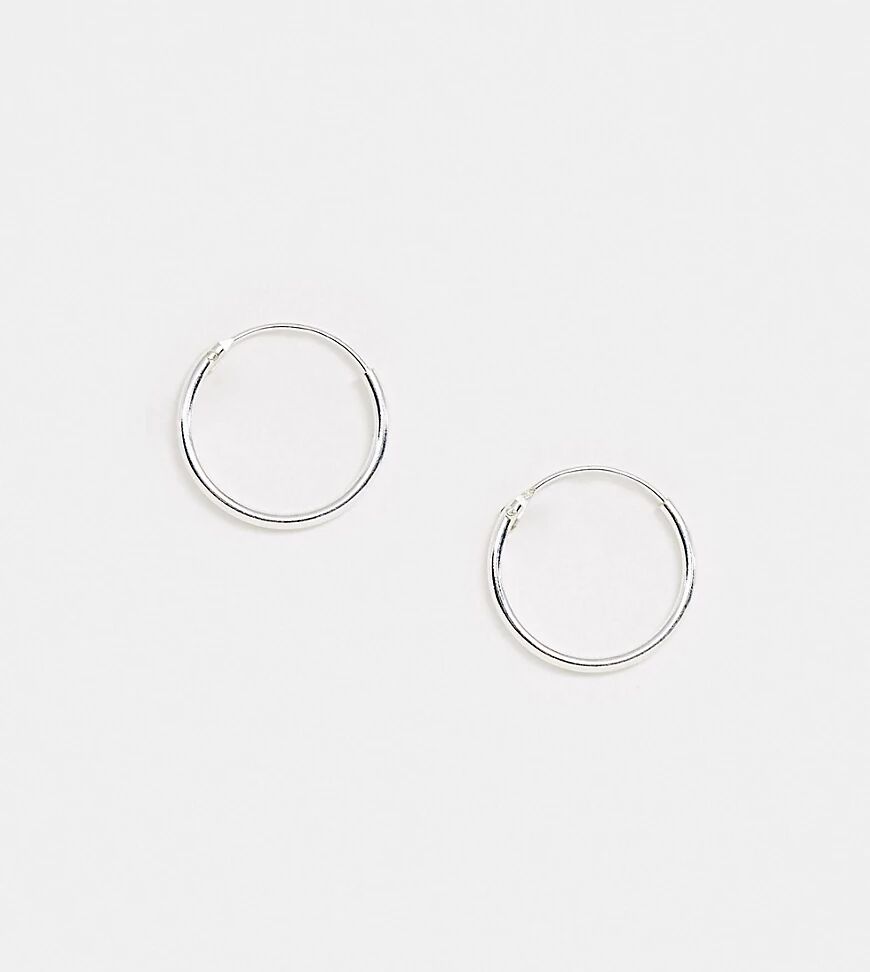 Kingsley Ryan Exclusive 12mm hoop earrings set in sterling silver  Silver