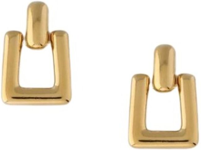 Orelia Interlocking Square Earrings Gul Female