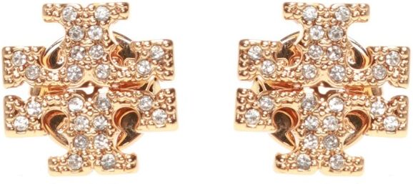 TORY BURCH Earrings with logo Gul Female