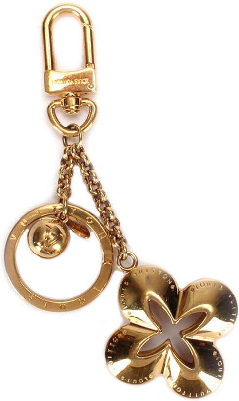 Louis Vuitton Vintage Pre-owned Eclipse Key Holder & Bag Charm M65222 Beige Female