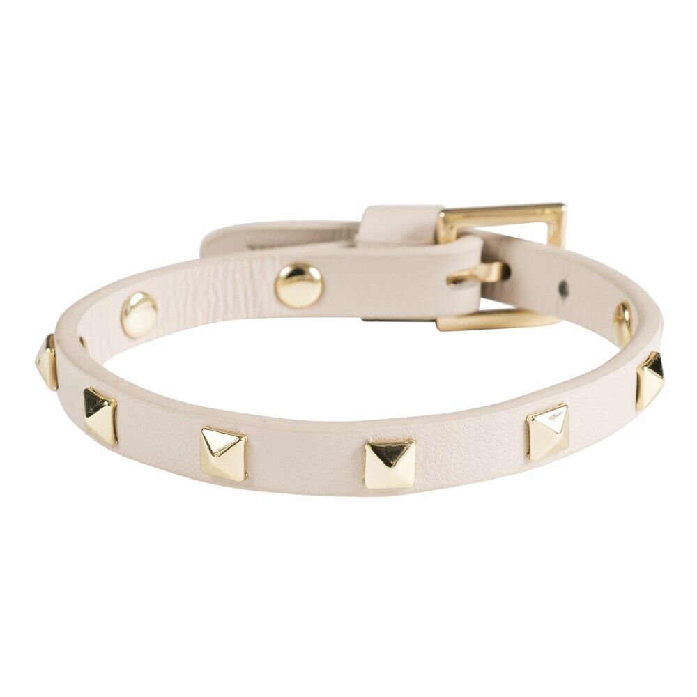 Dark Stud Bracelet Beige Female