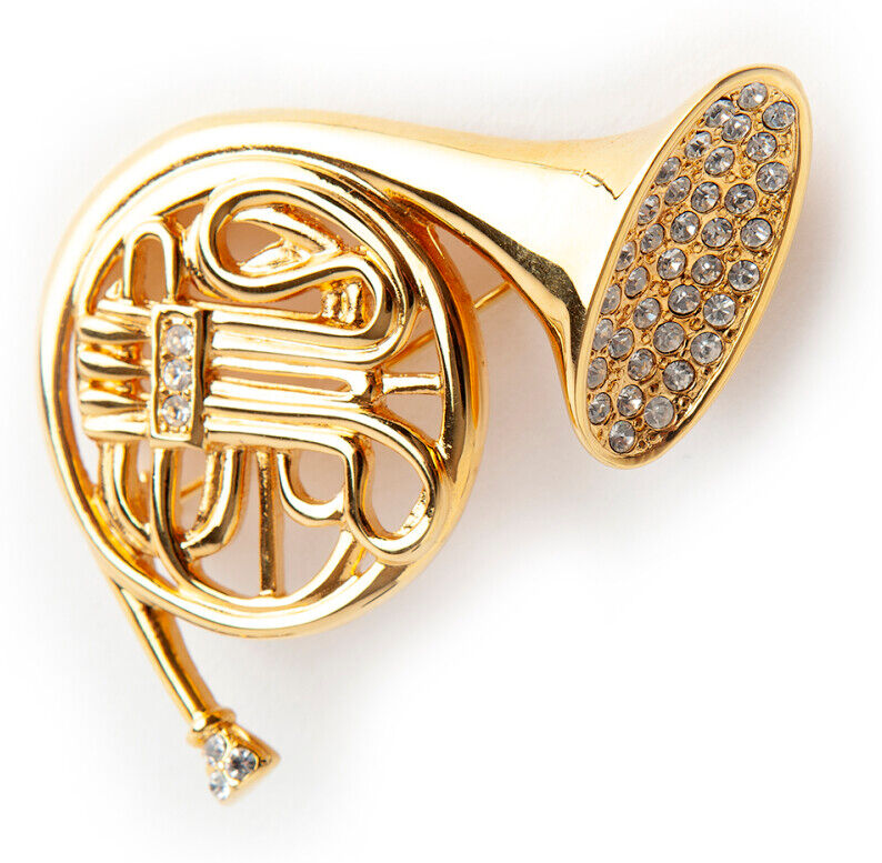 Givenchy Pre-owned Pre-owned Trumpet brooch Gul Female