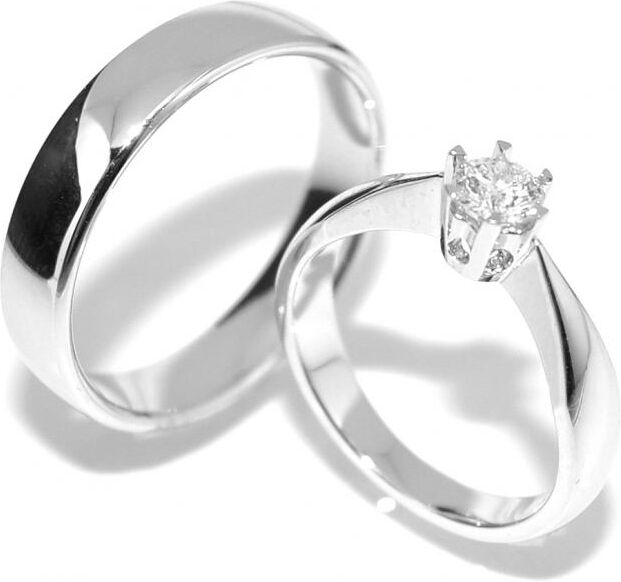 SUPERDEAL! Forlovelsesringer med diamanter 0.30 carat tw.si