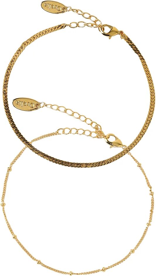 Orelia Satellite and Flat Curb Chain Bracelet,  Orelia Armbånd