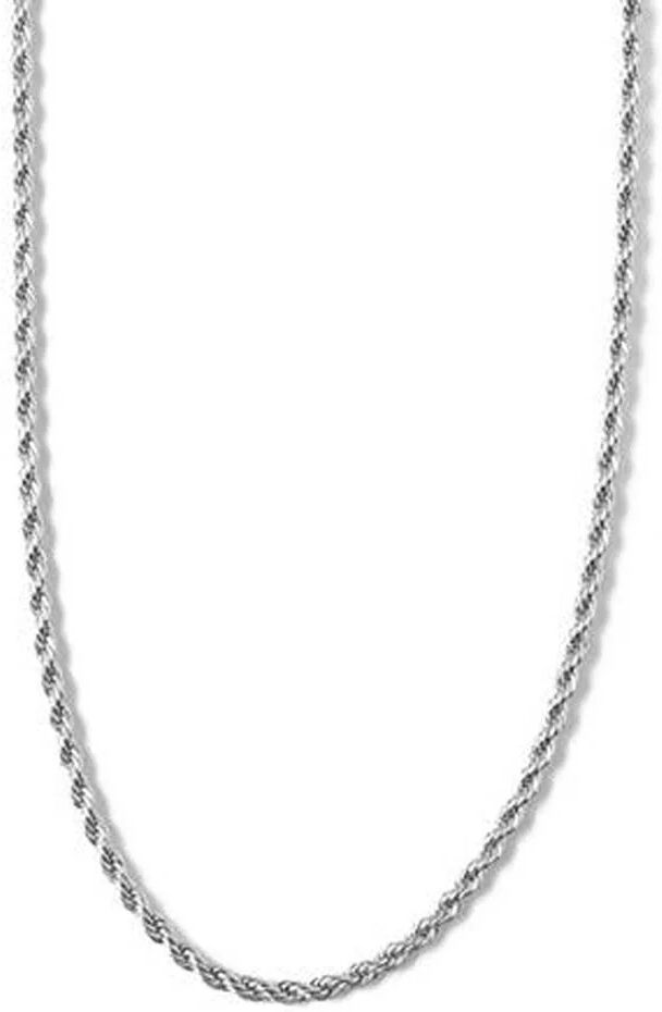 Orelia Rope Chain Necklace 18" Silver,  Orelia Halskjeder