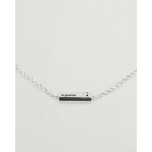 LE GRAMME Chain Cable Necklace Sterling Silver 13g