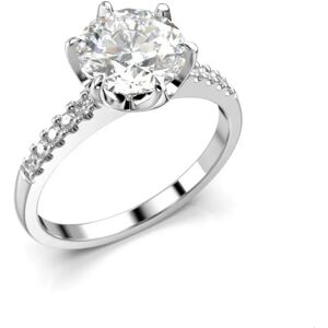 Festive Julianna diamantring 1,60 ct sidostens krona vitguld 682-160-VK