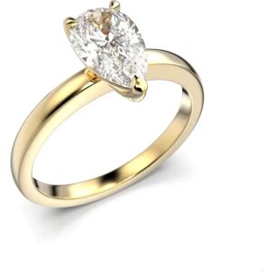 Festive Venus diamantring päronslipad gult guld  2,00 ct 685-200-KK