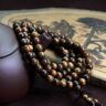 Auto Stuff Doftande svart rosenträ108 8MM Buddhist Prayer Bead Mala Halsband/armband