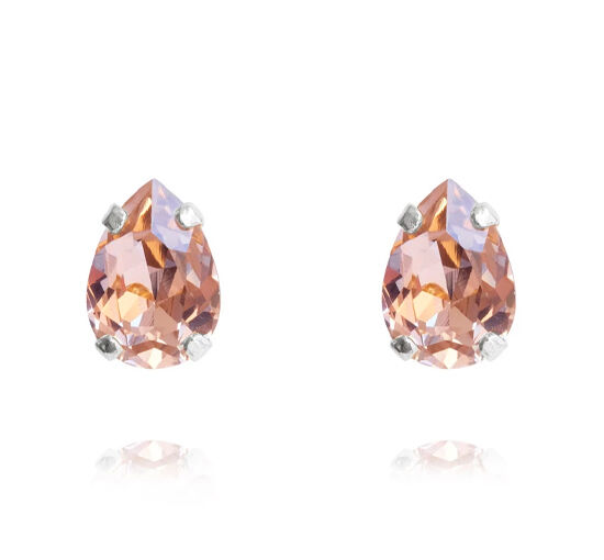 Caroline Svedbom Petite Drop Stud örhängen vintage rose rhodium