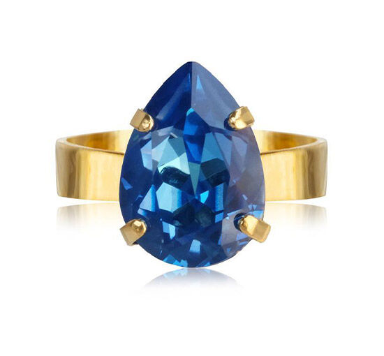 Caroline Svedbom Mini Drop ring royal blue delite