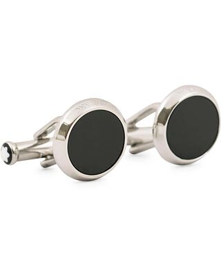 Montblanc Meisterstück Steel Cufflinks Black Onyx