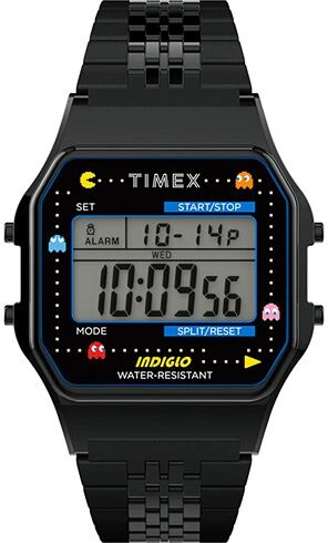 Timex T80 Pac Man Collection Bracelet Black