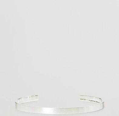 LE GRAMME Ribbon Bracelet Brushed  Sterling Silver 15g