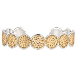 Anna Beck Classic Multi Disc Cuff Bracelet In Gold/Silver