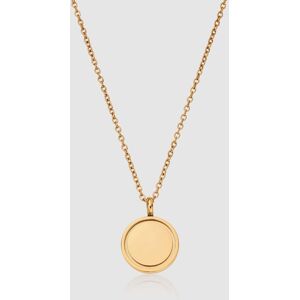 Gold Circle Pendant Necklace for Men   CRAFTD London