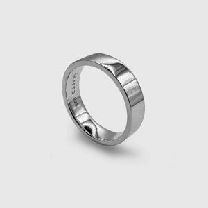 CRAFTD London Flat Band Ring (Sterling Silver) 6mm - L