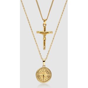 CRAFTD London Compass x Crucifix Set (Gold)