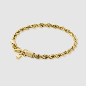 CRAFTD London Rope Bracelet (Gold) 5mm - 22cm