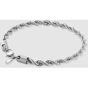 CRAFTD London Silver Rope Bracelet - 5mm   CRAFTD