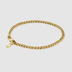 CRAFTD London Cuban Bracelet (Gold) 4mm - 22cm