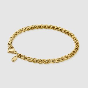 CRAFTD London Gold Wheat Bracelet - 5mm   CRAFTD