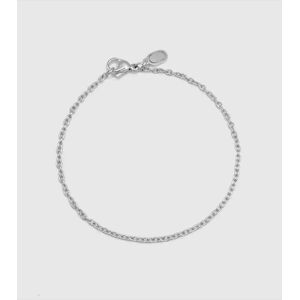 CRAFTD London Cable Bracelet (Silver) 2mm - 19cm