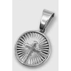 CRAFTD London Circle Cross Pendant (Silver)