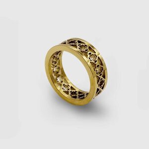 CRAFTD London Clover Band Ring (Gold) - L